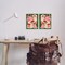 Stupell Industries Victorian Ceramic Dog on Green 2pc Wall Plaque Set By Lil' Rue